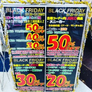 ★古着Men'sコーナーBLACK FRIDAY★